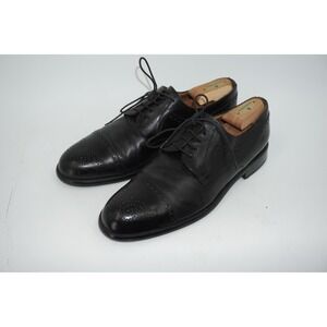 Mezlan Shoes Men's Size 12 Black Quinto Cap Toe Oxford Dress Leather Formal